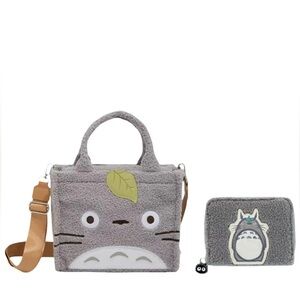 New Her Universe Studio Ghibli My Neighbor Totoro Sherpa Crossbody Bag & Wallet
